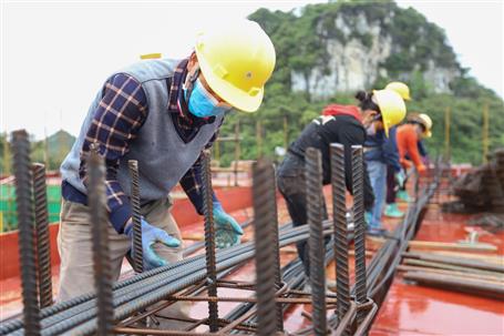 防疫復(fù)工齊抓  項目建設(shè)正忙